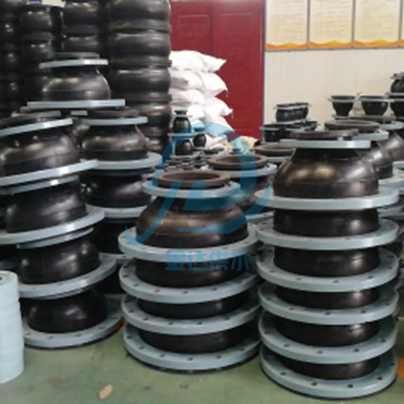 我司為百色市生活污水處理廠供橡膠接頭